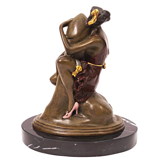 Bronzová soška - erotický motiv