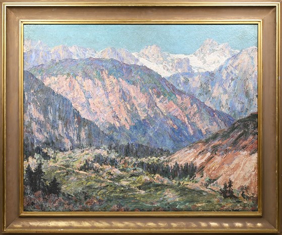 Horská krajina - velký formát