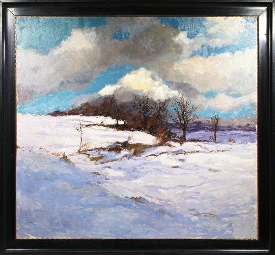 Zimní krajina - velký formát