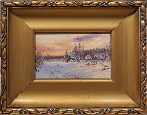 Zimní krajina - Roman Drobner Krakov