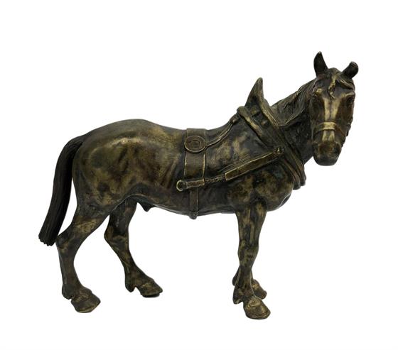 Bronzová socha koně