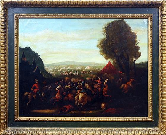 Bitevní scéna - 18. století