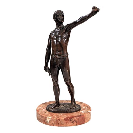 Bronzová socha - vítěz