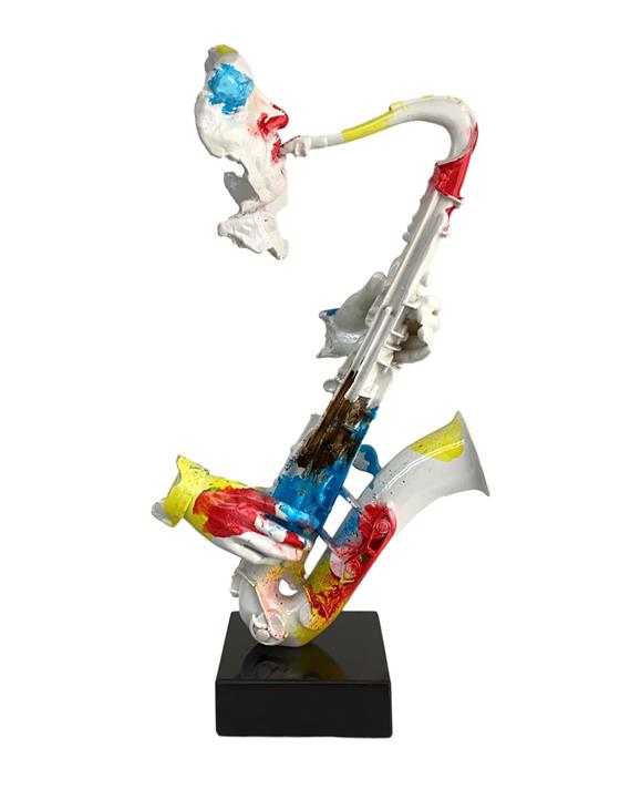 Designová socha - saxofon