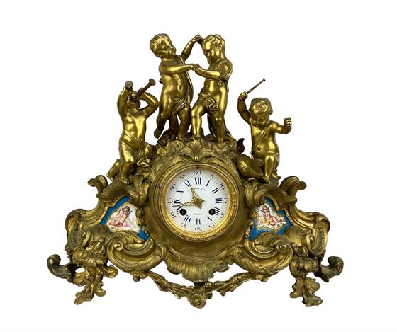 Bronzové figurální hodiny                                                            