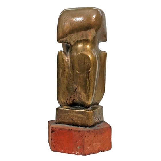 Bronzová socha - kubistická postava