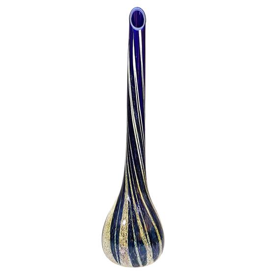 Velká irisovaná skleněná váza 