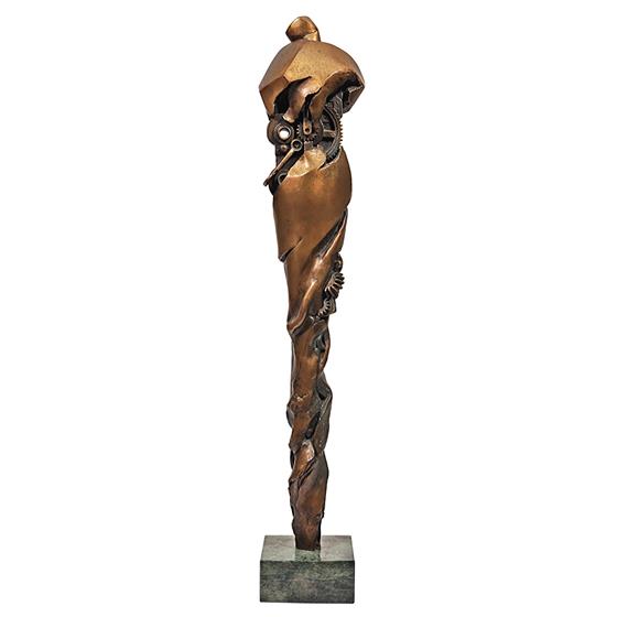 Bronzová abstraktní socha