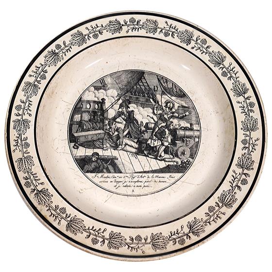 Ozdobný talíř s námořním motivem 2.
