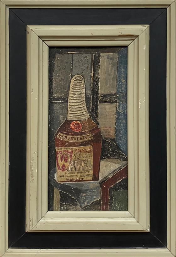Zátiší s lahví Wawelu                           