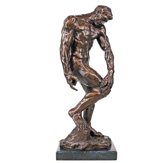 Bronzová socha - akt muže