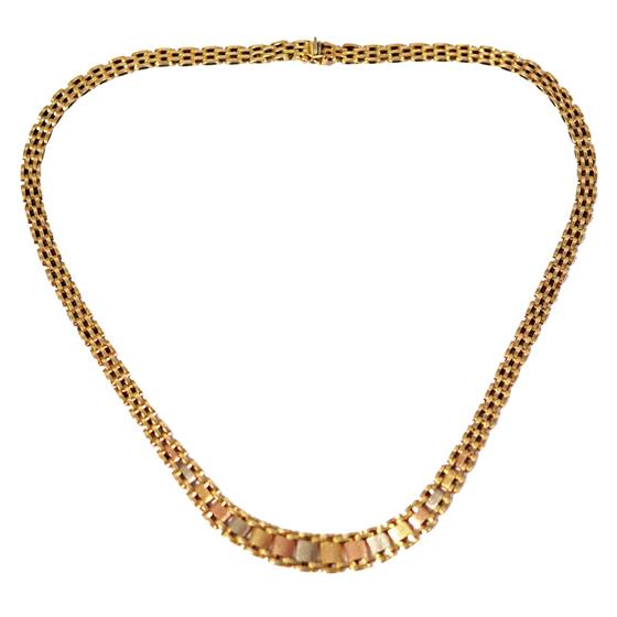 Masivní zlatý náhrdelník